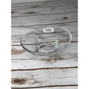 Hazel-Atlas Colony Clear Square Base 60s Glass Bowl Set of 4